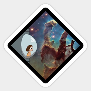 In Awe (Space) Sticker